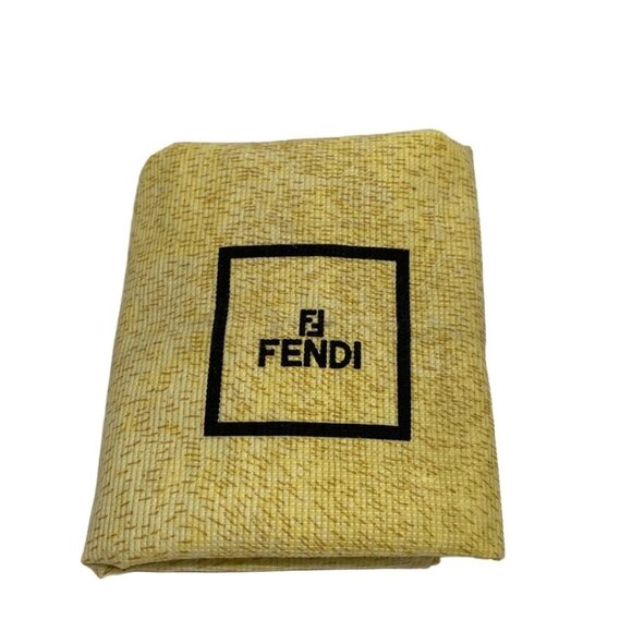 FENDI Mamma bucket / Zucchino pattern - Cream Dark Brown B 764-080825 - Picture 14 of 14